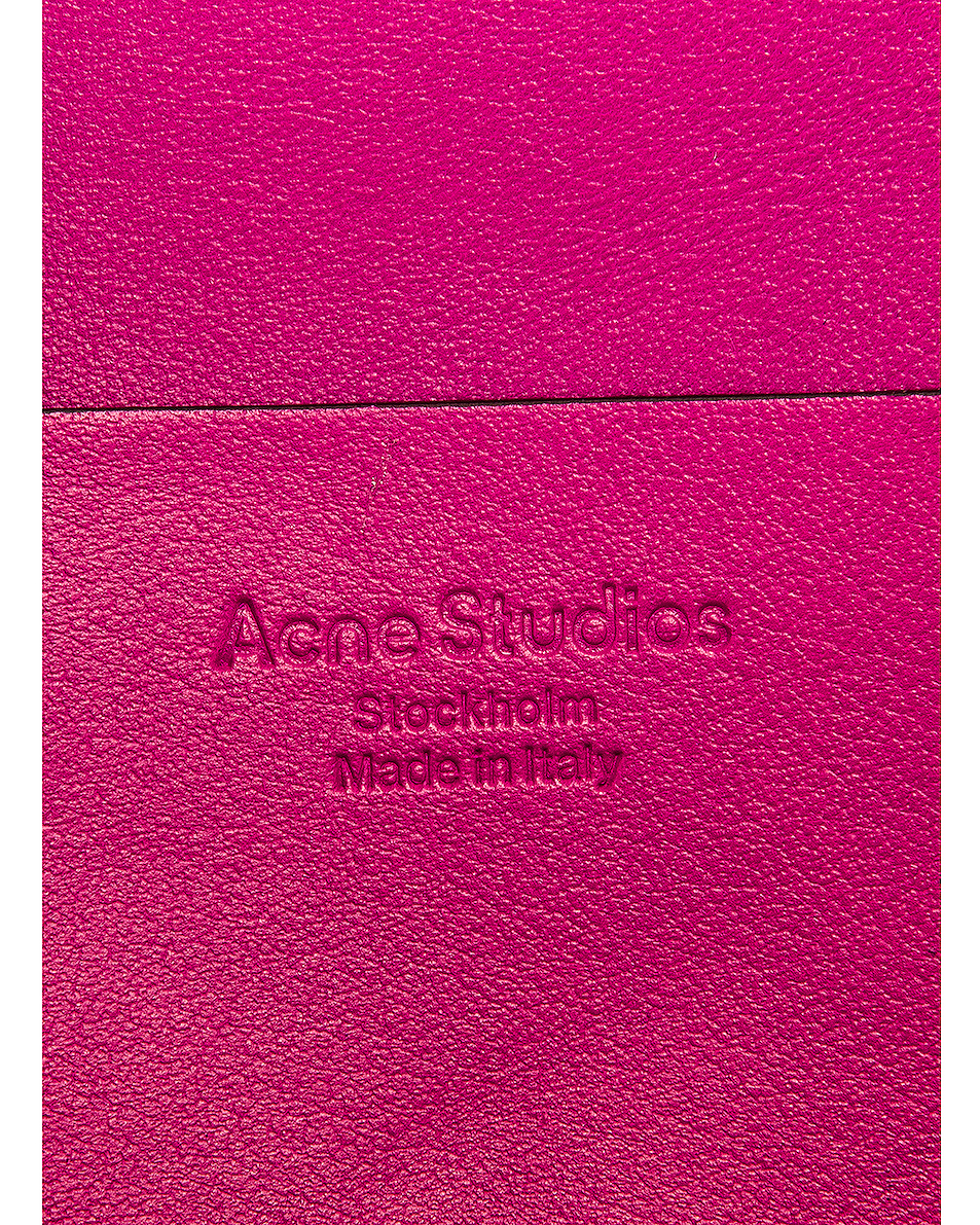 fuchsia pink,fuchsia image 7 of acne studios mini bag in fuchsia pink