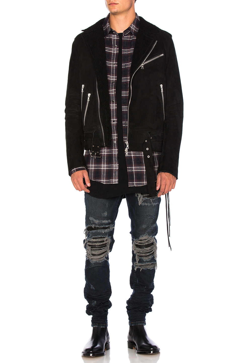 image 6 of amiri mx1 jean in dark indigo