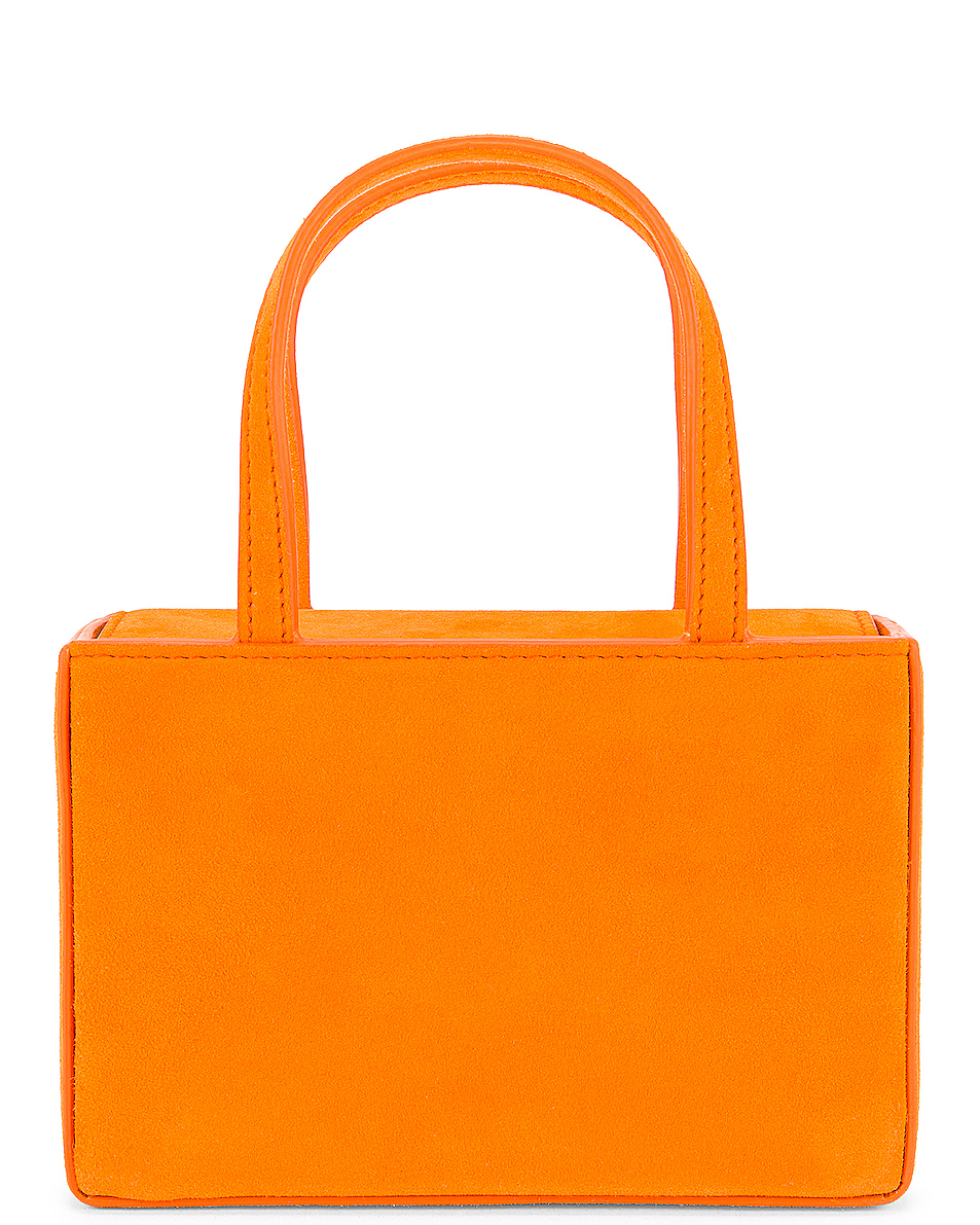 image 1 of amina muaddi superamini giorgia bag in orange