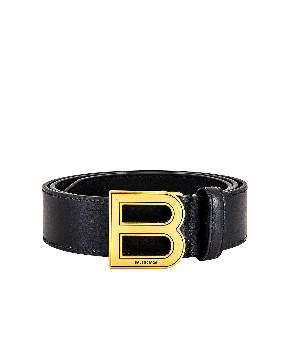 balenciaga hourglass 腰带 – all black | fwrd