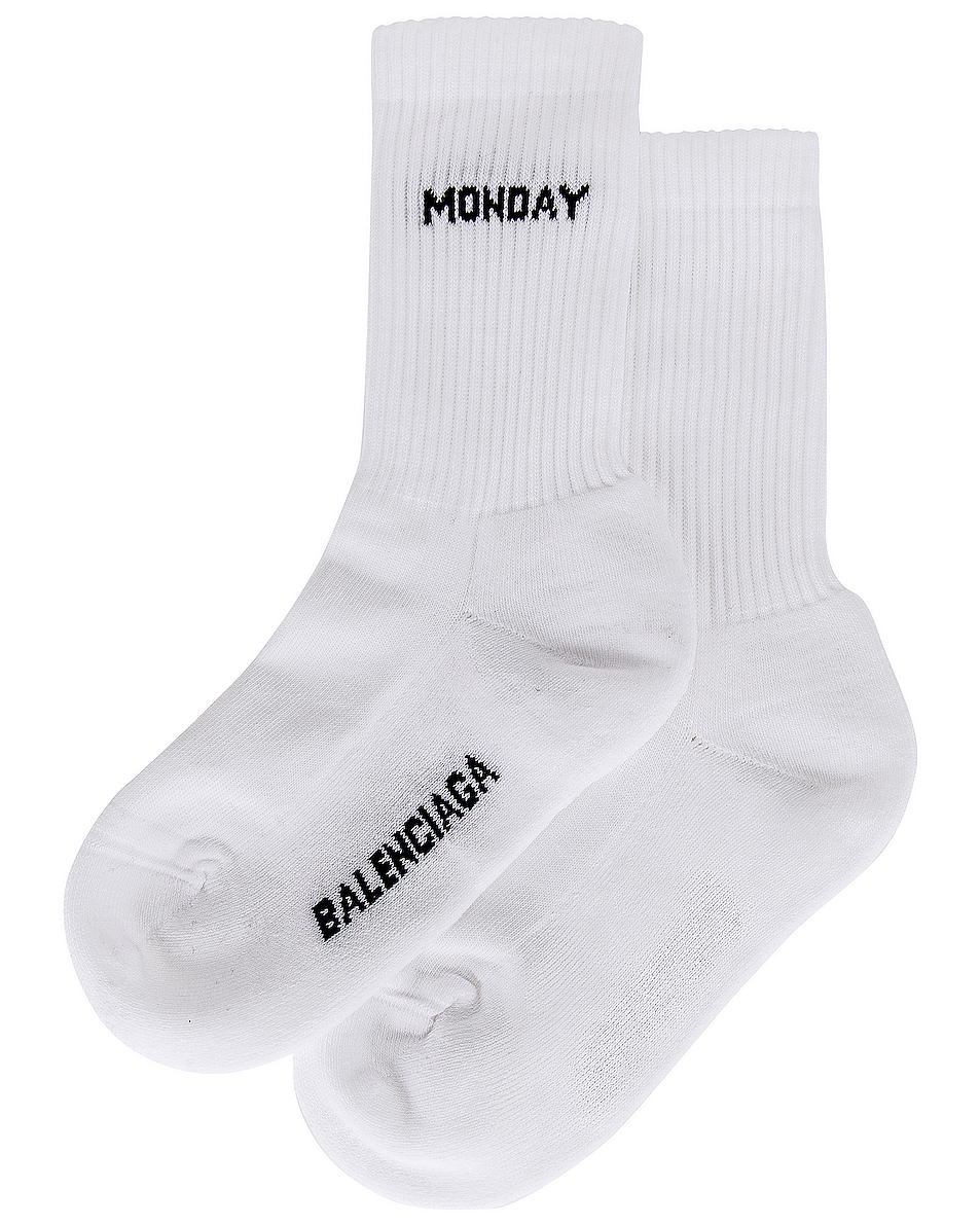 image 4 of balenciaga 7 days of the week socks