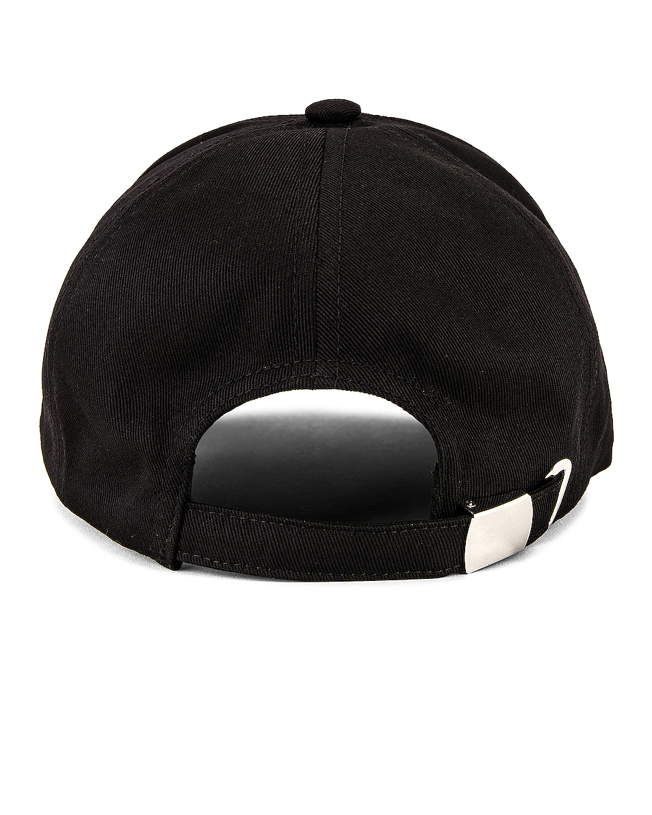 image 4 of balmain cap in noir & blanc