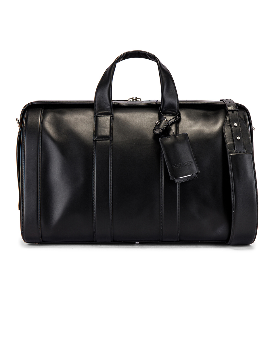 image 1 of bottega veneta duffel bag in black