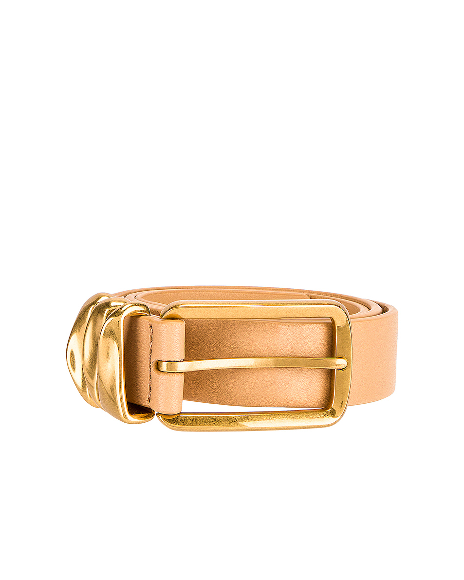 bottega veneta 腰带 – almond & gold | fwrd