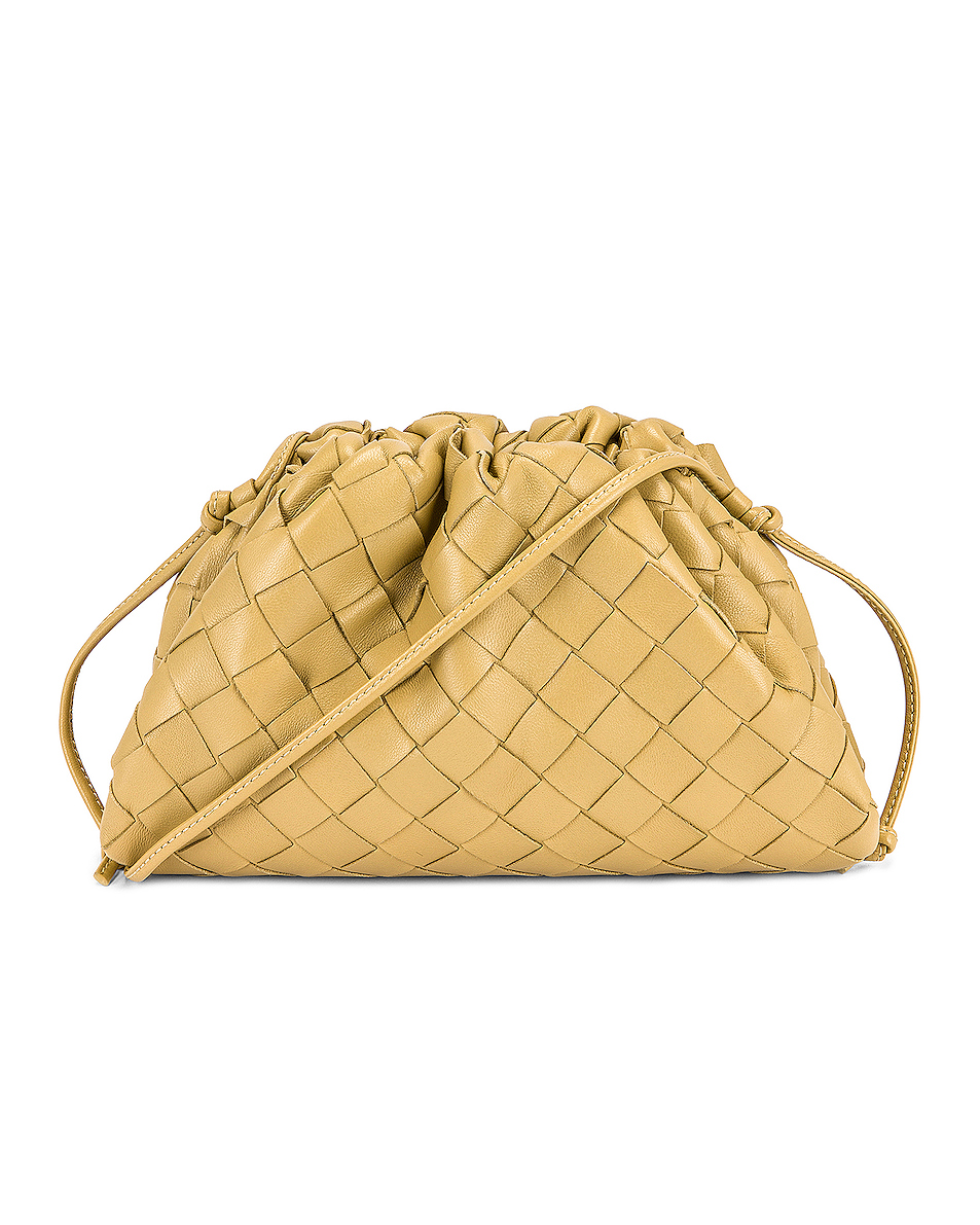image 1 of bottega veneta mini leather woven pou