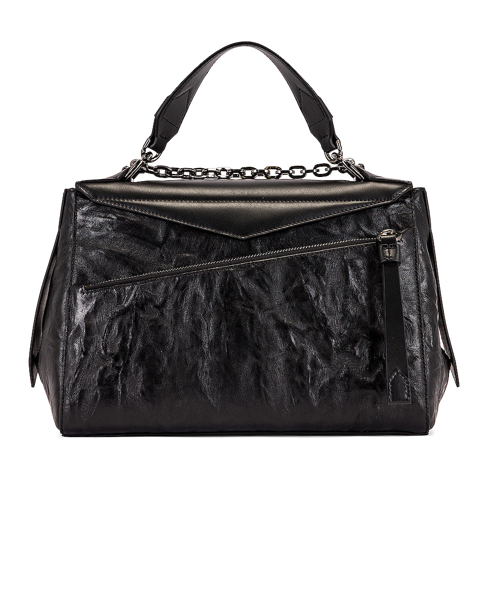 image 3 of givenchy medium id flap bag in black