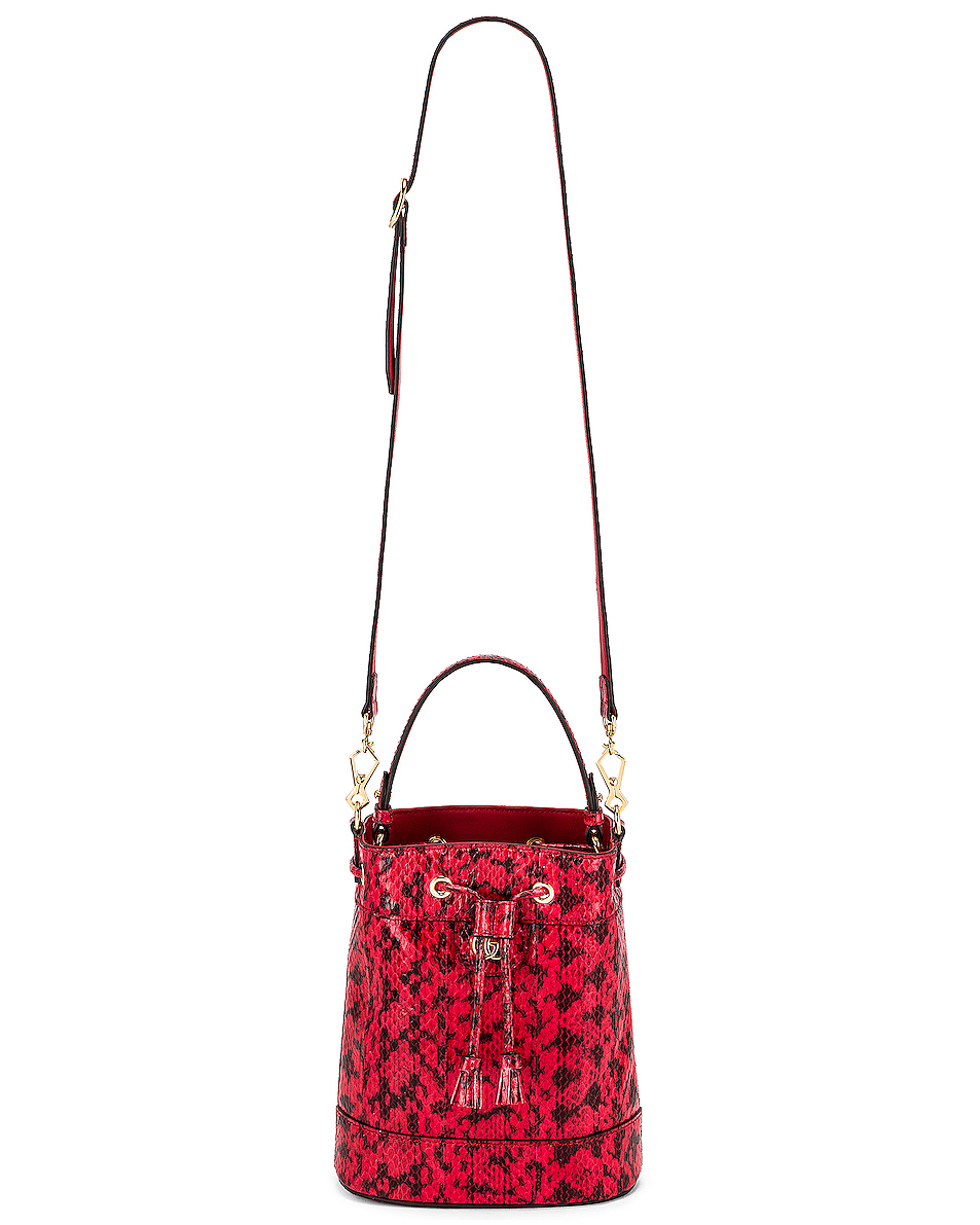 image 6 of gucci ophidia shoulder bag in hibiscus red