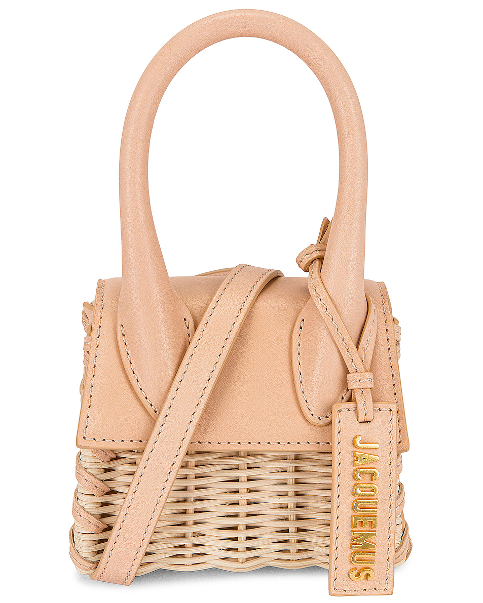 image 1 of jacquemus le chiquito bag in light beige