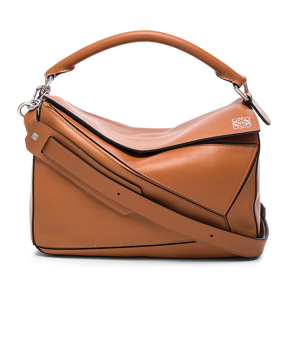 image 1 of loewe puzzle bag in tan