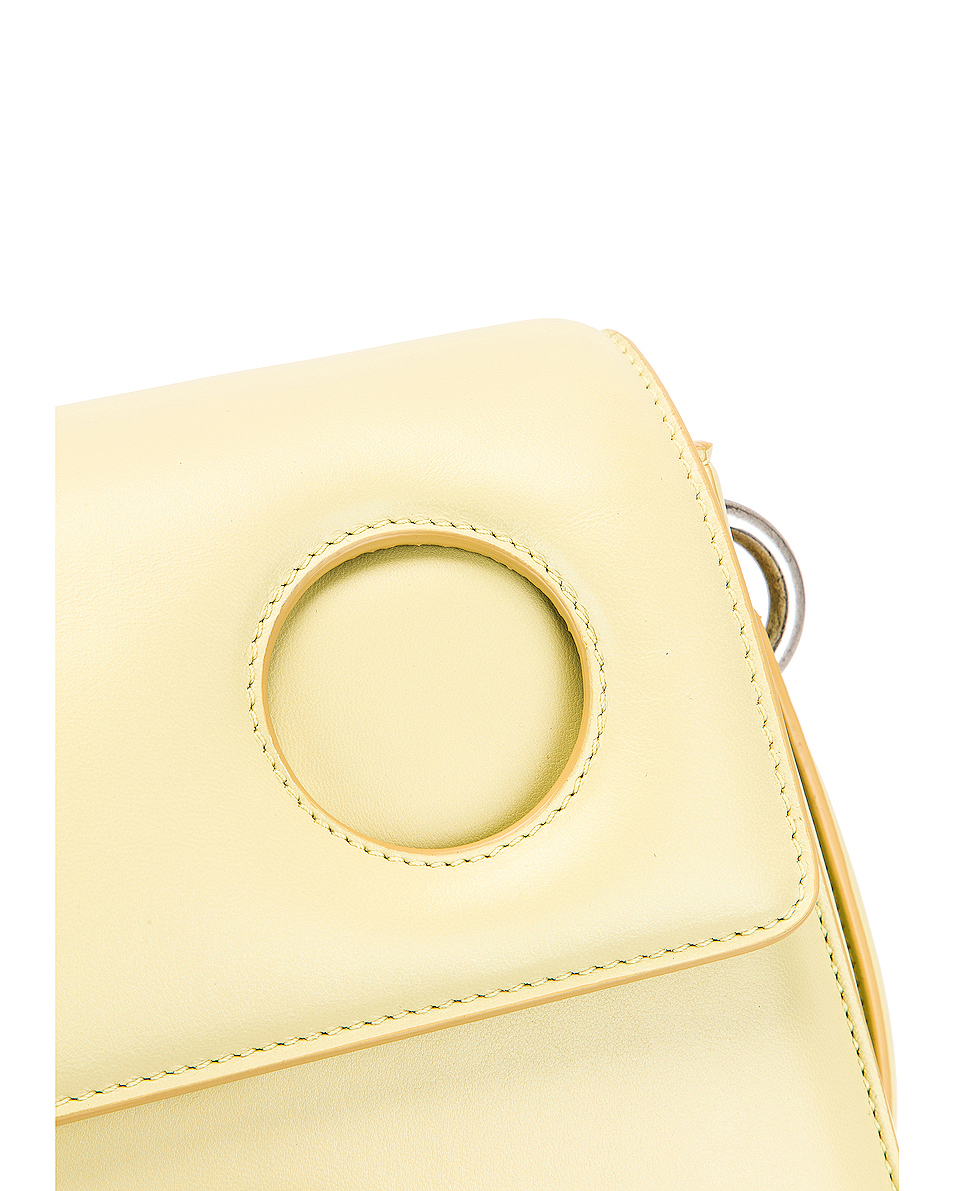 image 8 of off-white burrow shoulder bag 22 in ochre yellow