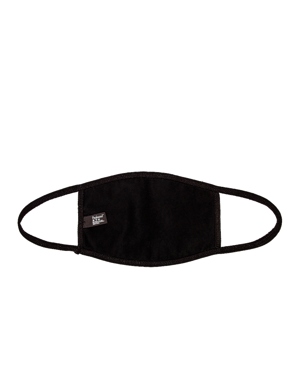 image 3 of profound bandana paisley cotton face mask in black