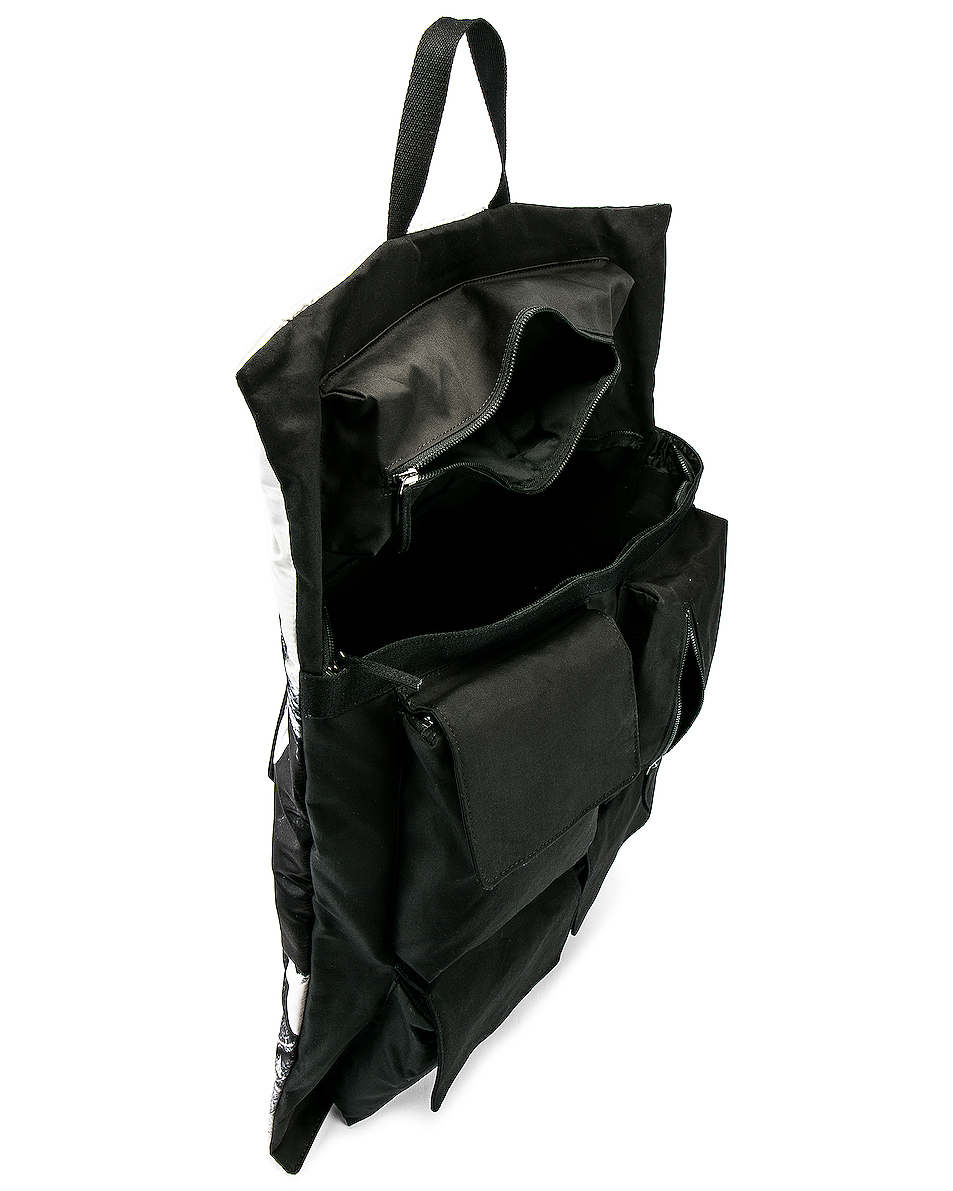 image 5 of raf simons eastpak poster backpack in black