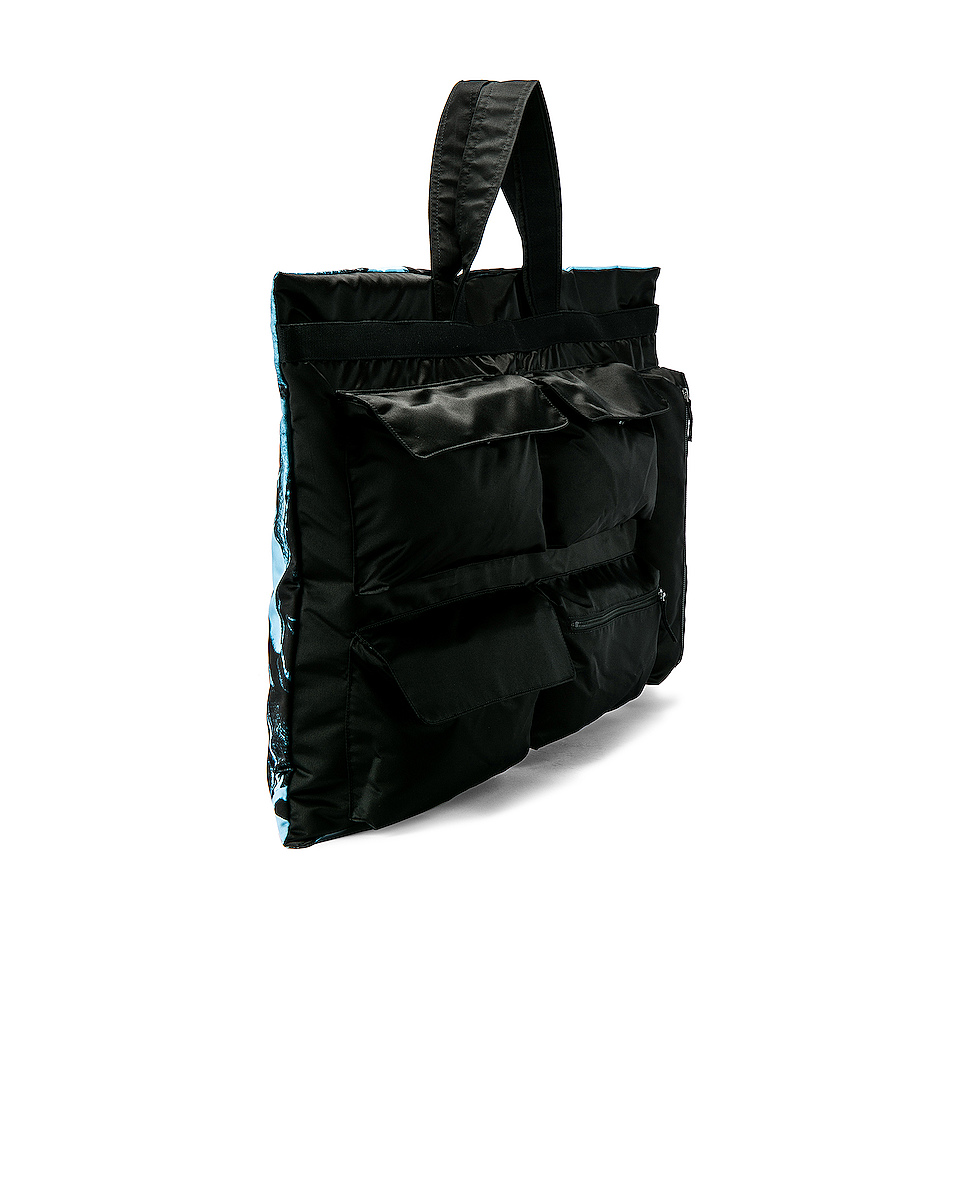 image 4 of raf simons eastpak poster tote in black