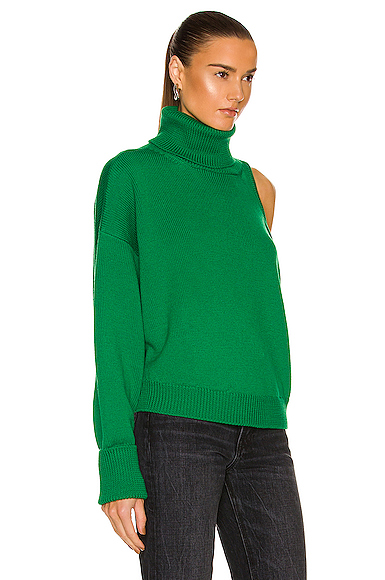 Cut Out Turtleneck Sweater展示图