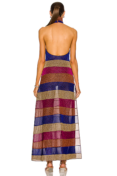 Lumiere Striped Turtleneck Dress展示图