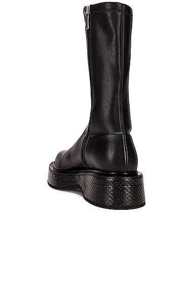 Vegan Leather Platform Stretch 50 Ankle Boot展示图