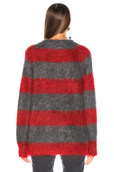Mohair Stripe Pullover Sweater展示图