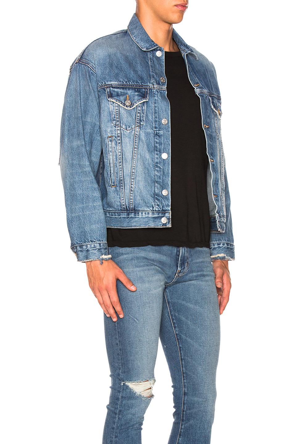 made in los angeles jean jacket