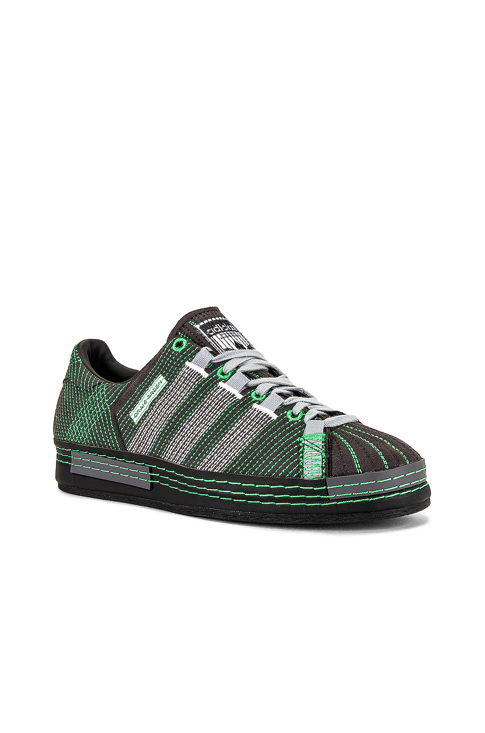 image 1 of adidas by craig green superstar sneaker in black &
