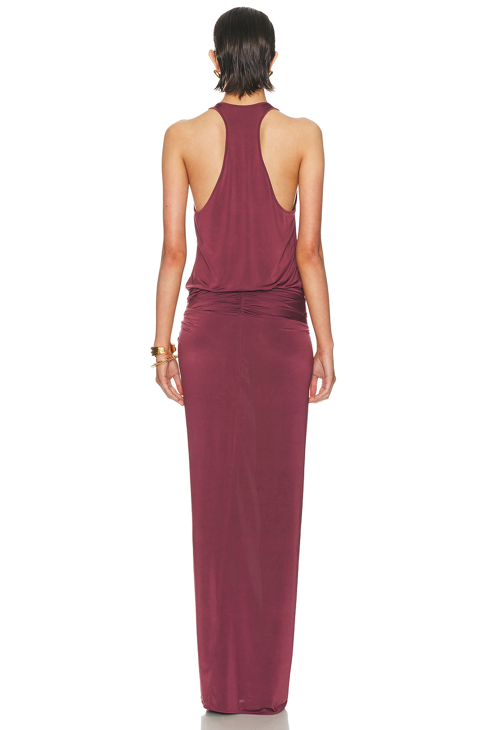 Juno Tank Maxi Dress in Fitted Stretch Jersey