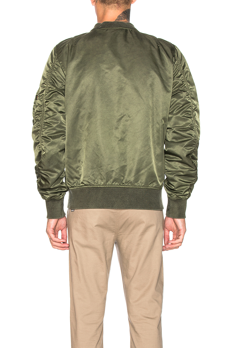 image 5 of alpha industries l-2b blood chit battlewash jacket in