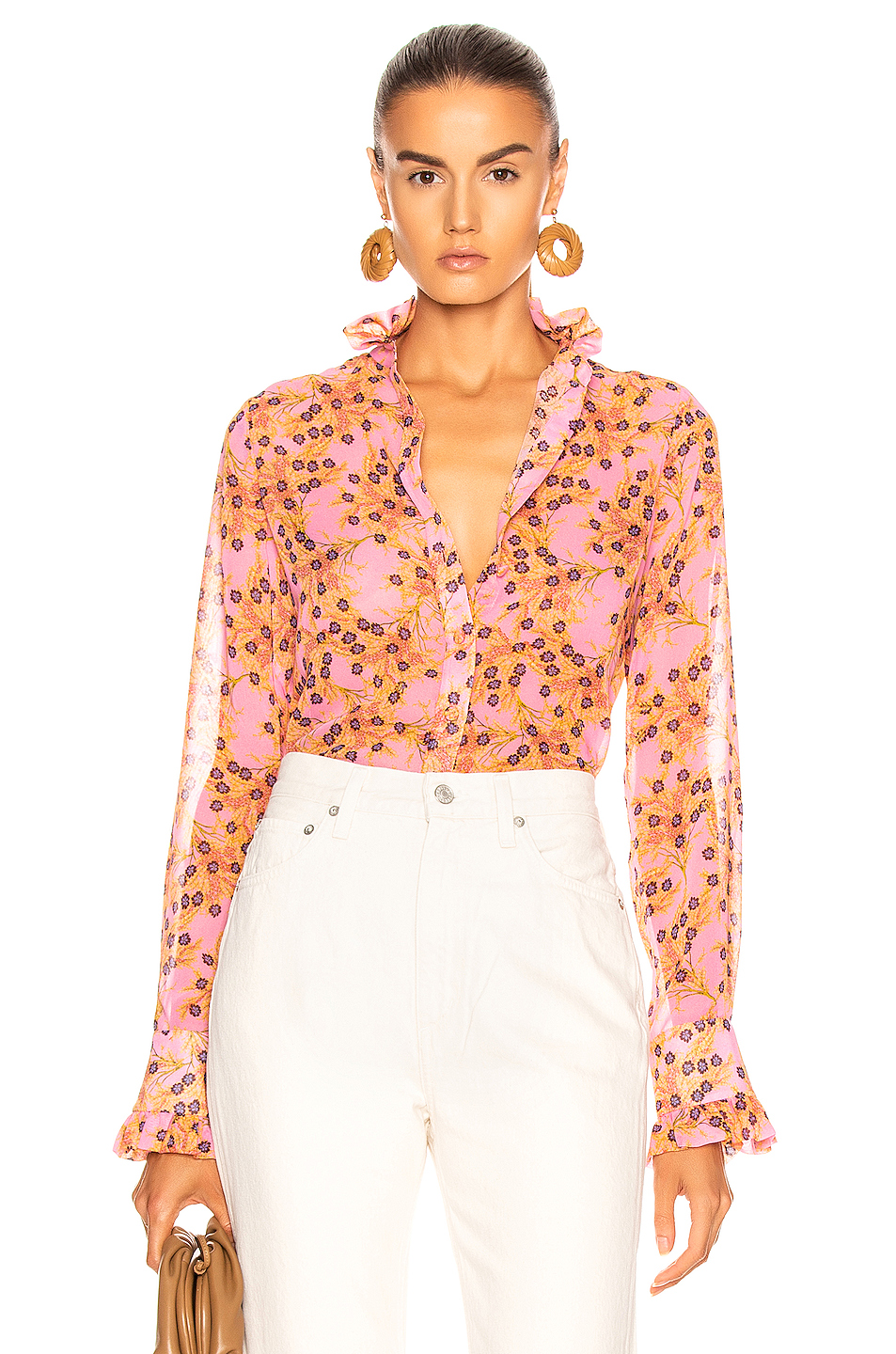 image 1 of alexis indra top in rose floral