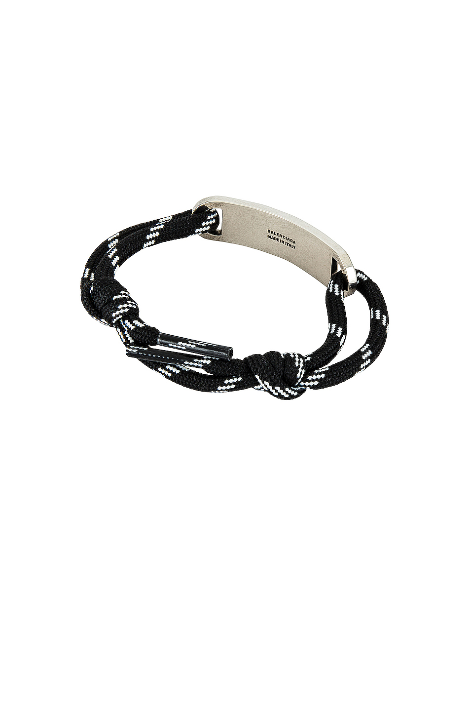 image 2 of balenciaga plate bracelet in black