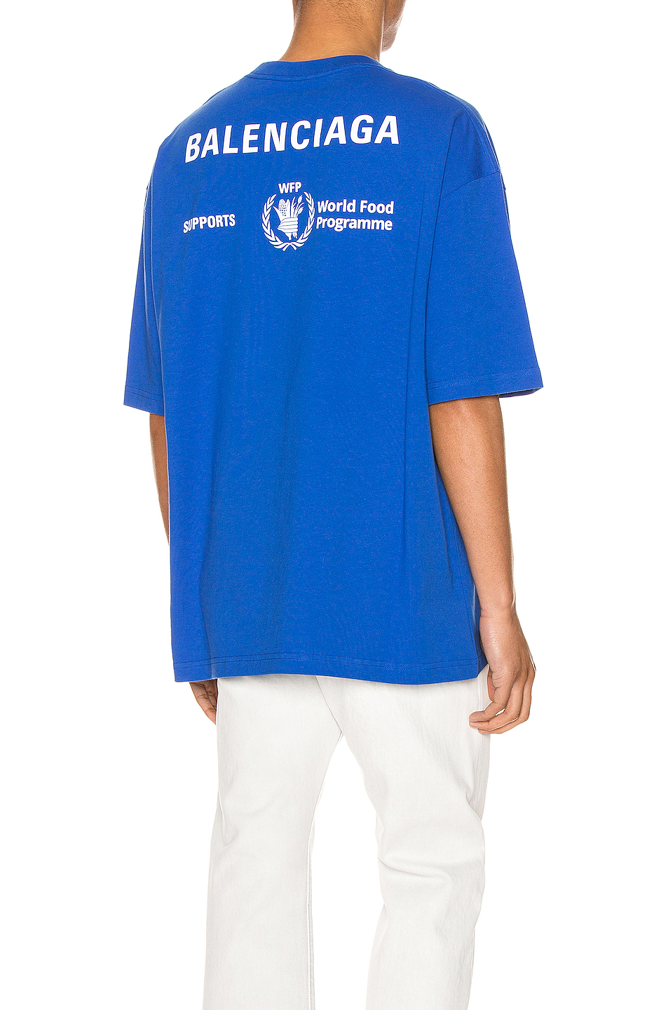 balenciaga medium tee – 蓝色 | fwrd