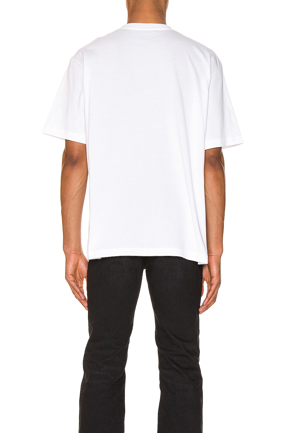 image 3 of balenciaga paris laurel tee in white