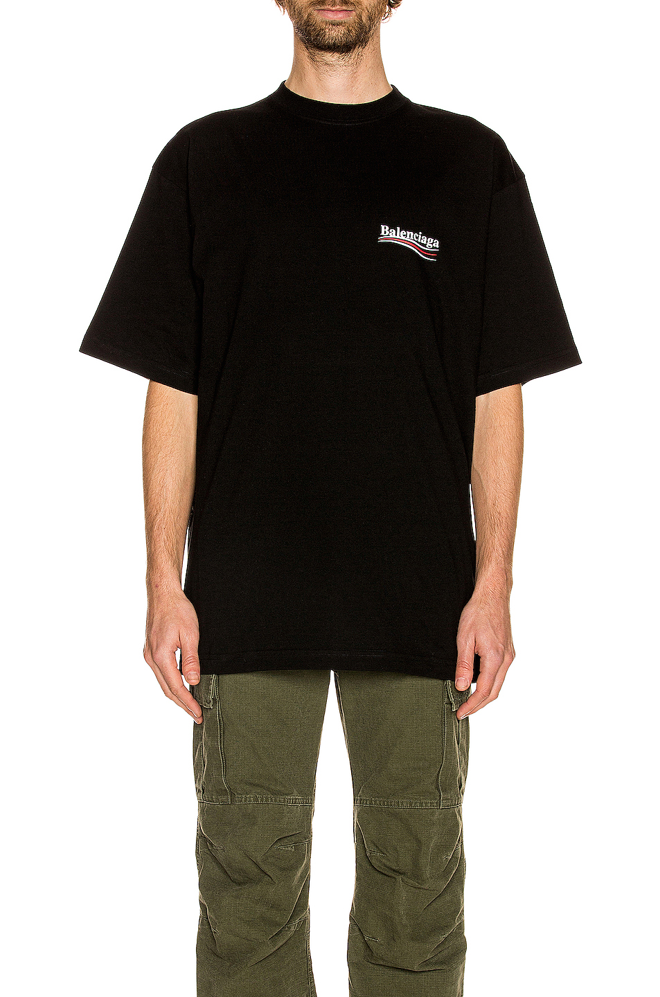 balenciaga t恤 – 黑色 | fwrd