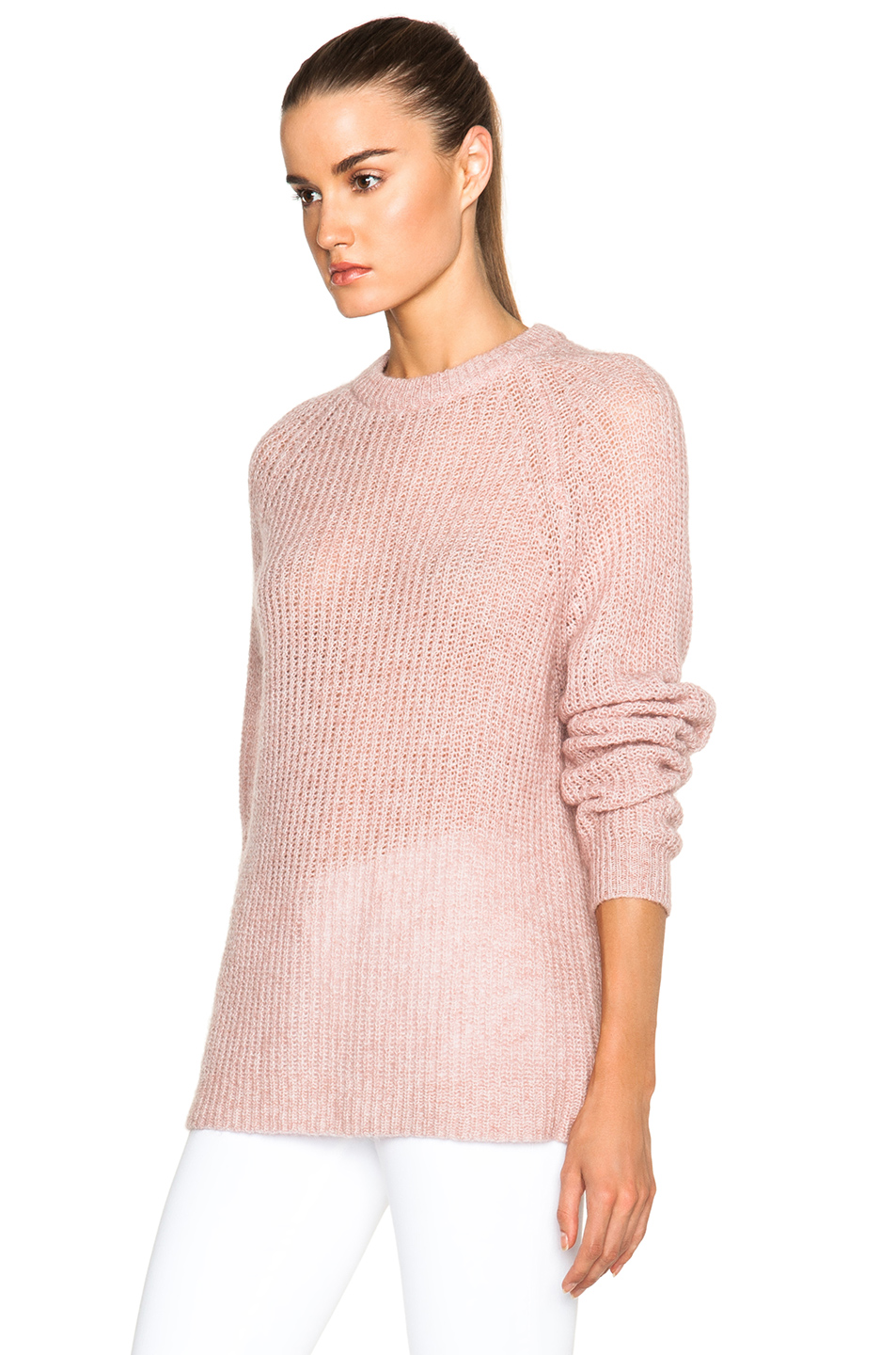 image 2 of blk dnm sweater 32 in dusty pink