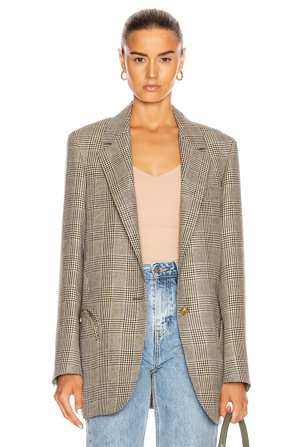 image 1 of blaze milano merit weekend single breast blazer in