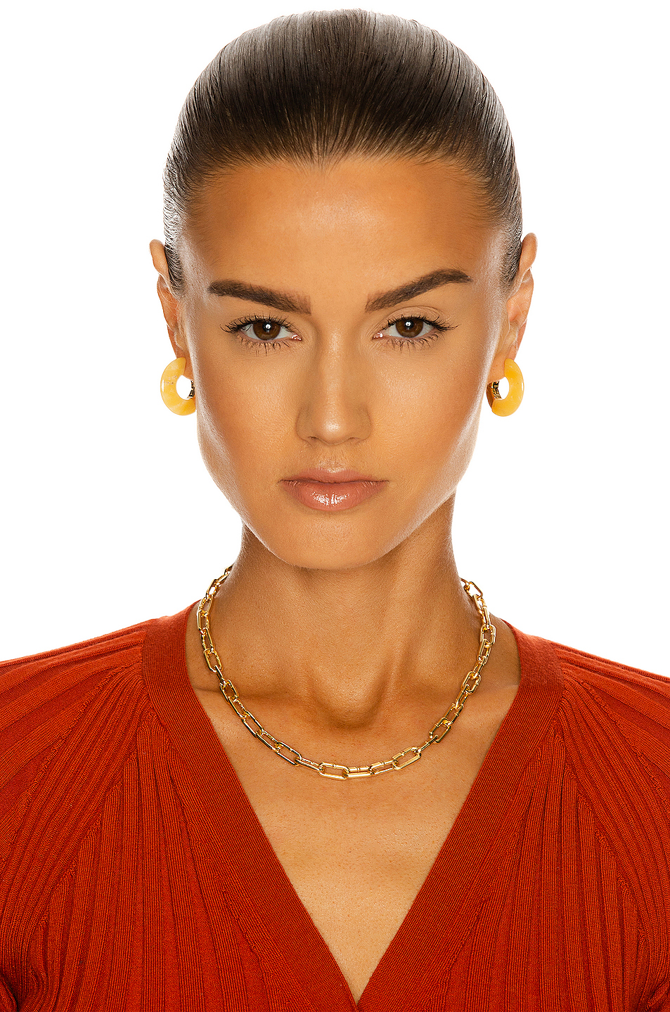 bottega veneta 项链 – yellow gold | fwrd