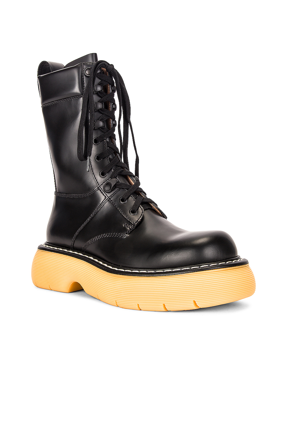 bottega veneta 靴子 – black & natural | fwrd