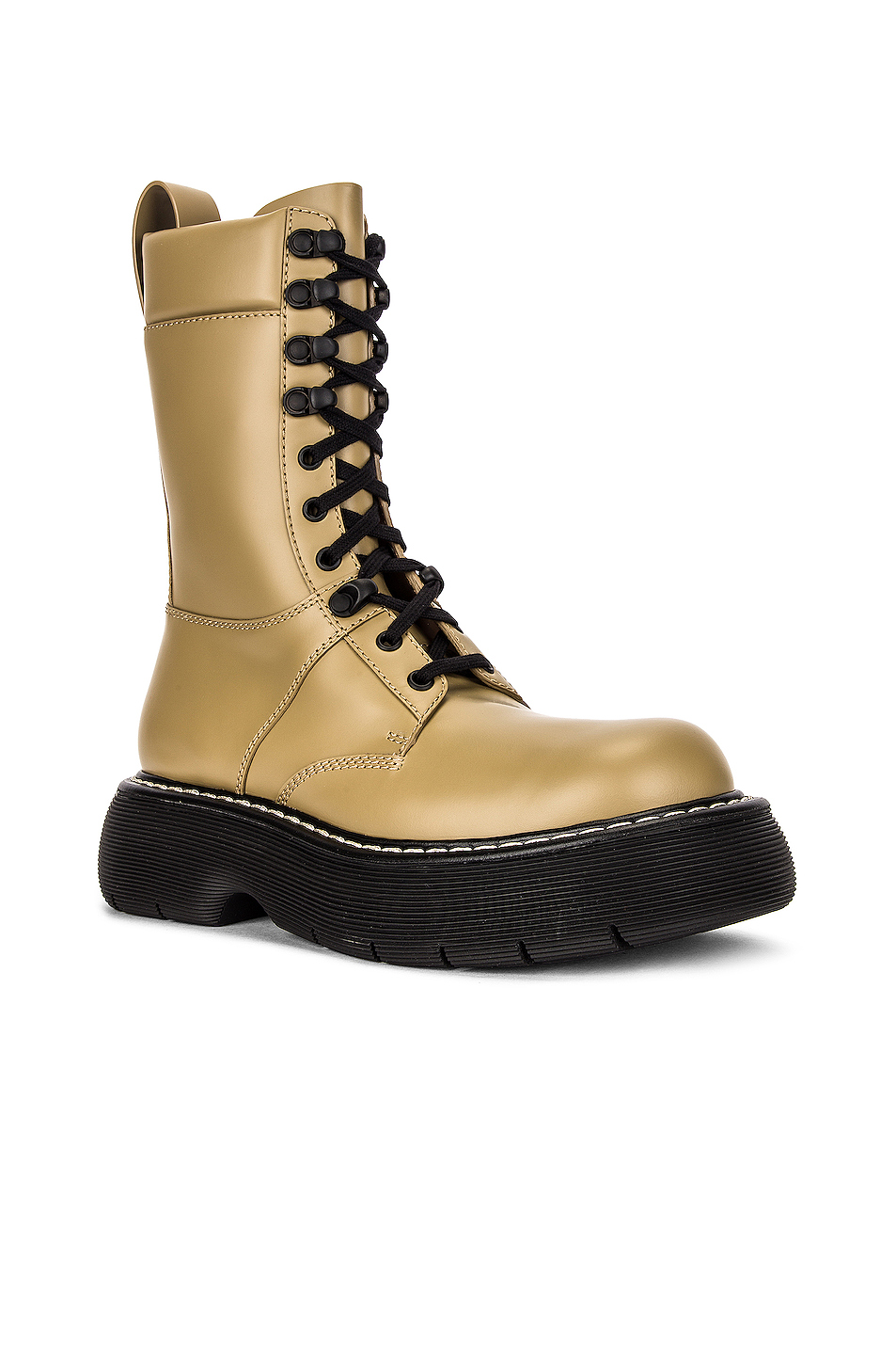 image 2 of bottega veneta the bounce boots in all spice & black