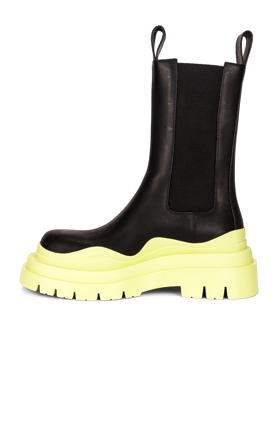 image 5 of bottega veneta the tire boots in black & seagrass