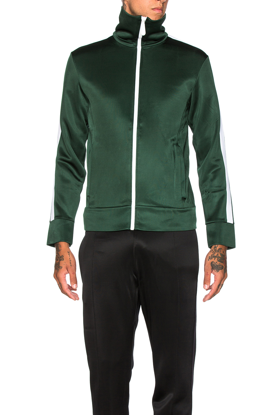 burberry prorsum 运动夹克 – deep green | fwrd