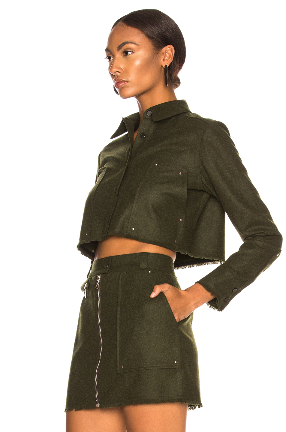 beau souci dust jacket – 军装 | fwrd