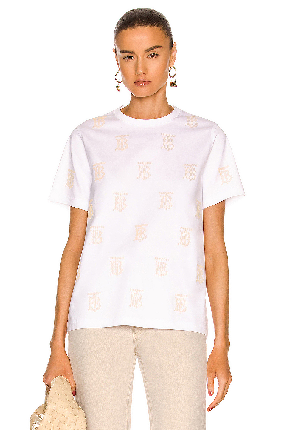 burberry margot t恤 – 白色 | fwrd