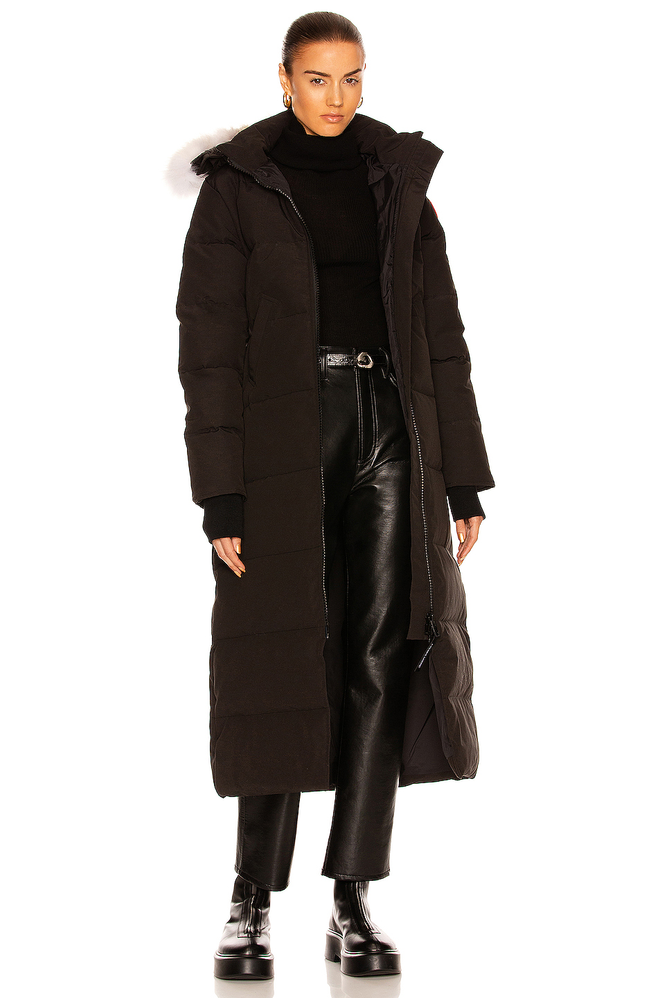 image 1 of canada goose mystique parka in black