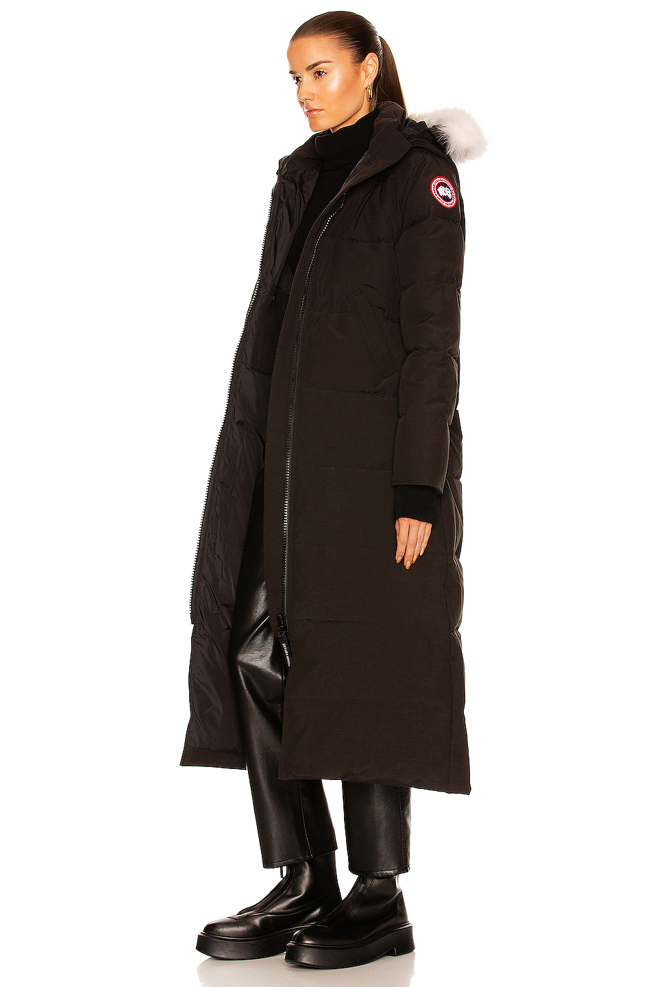 image 4 of canada goose mystique parka in black