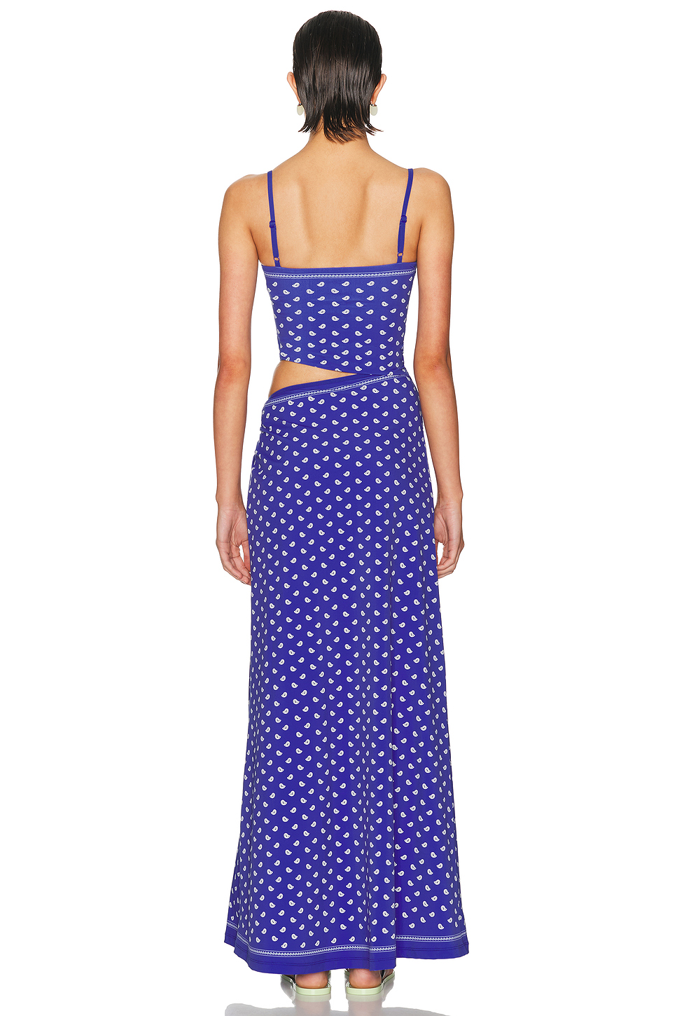 Bandana Ruched Orbit Split Maxi