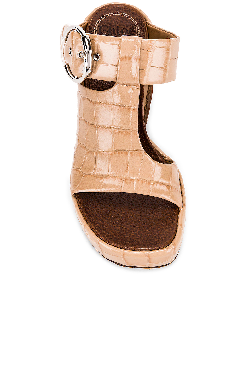 buckle 防水台凉鞋