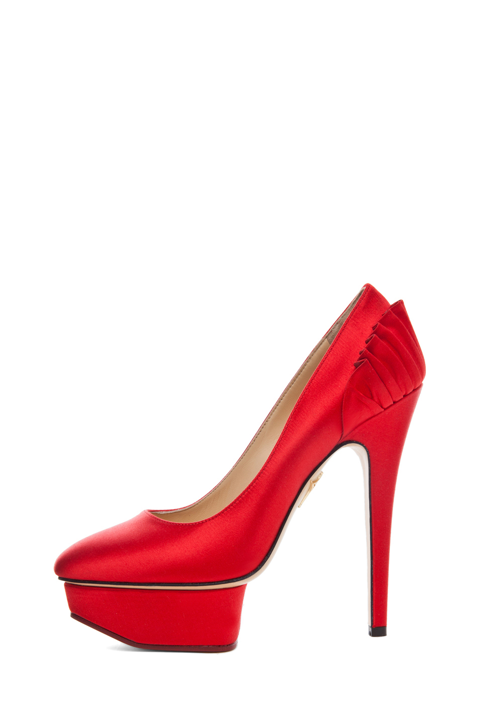 paloma signature court island satin pumps