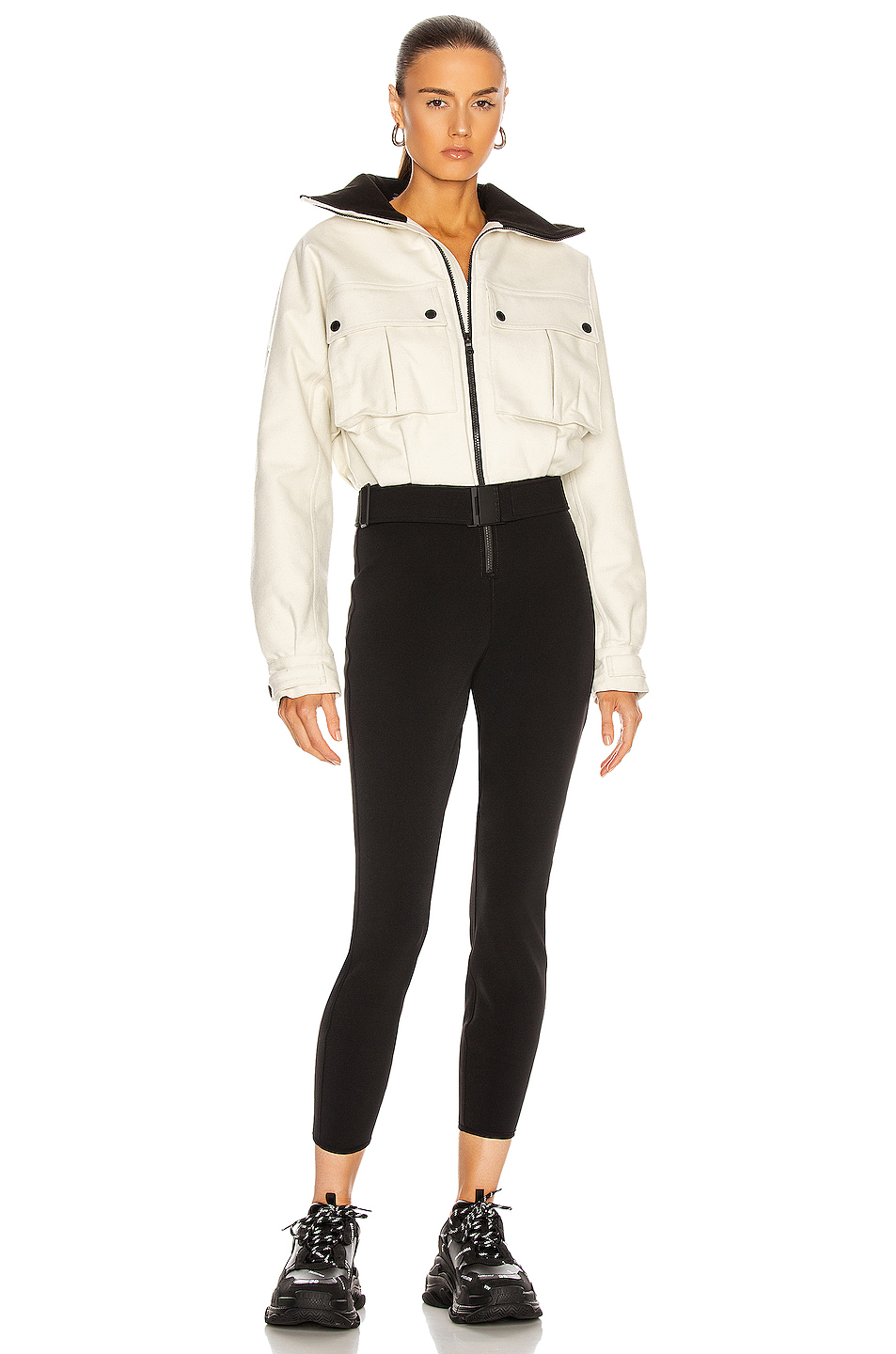 image 1 of cordova telluride ski suit in natural ecru &amp