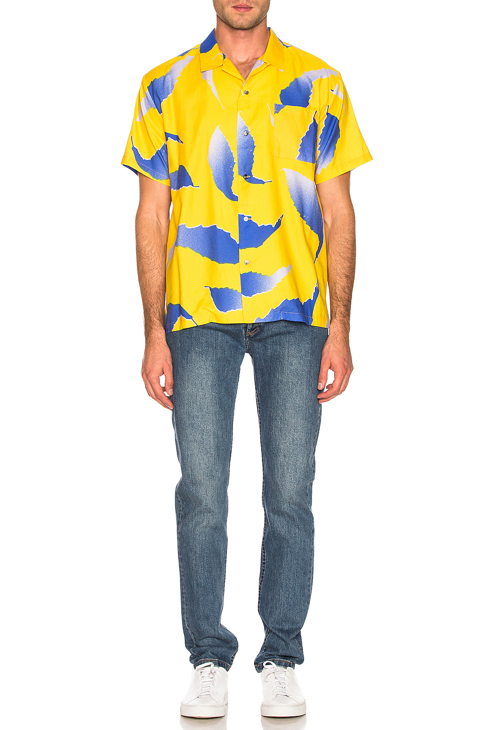 image 4 of double rainbouu hawaiian shirt in falling flying