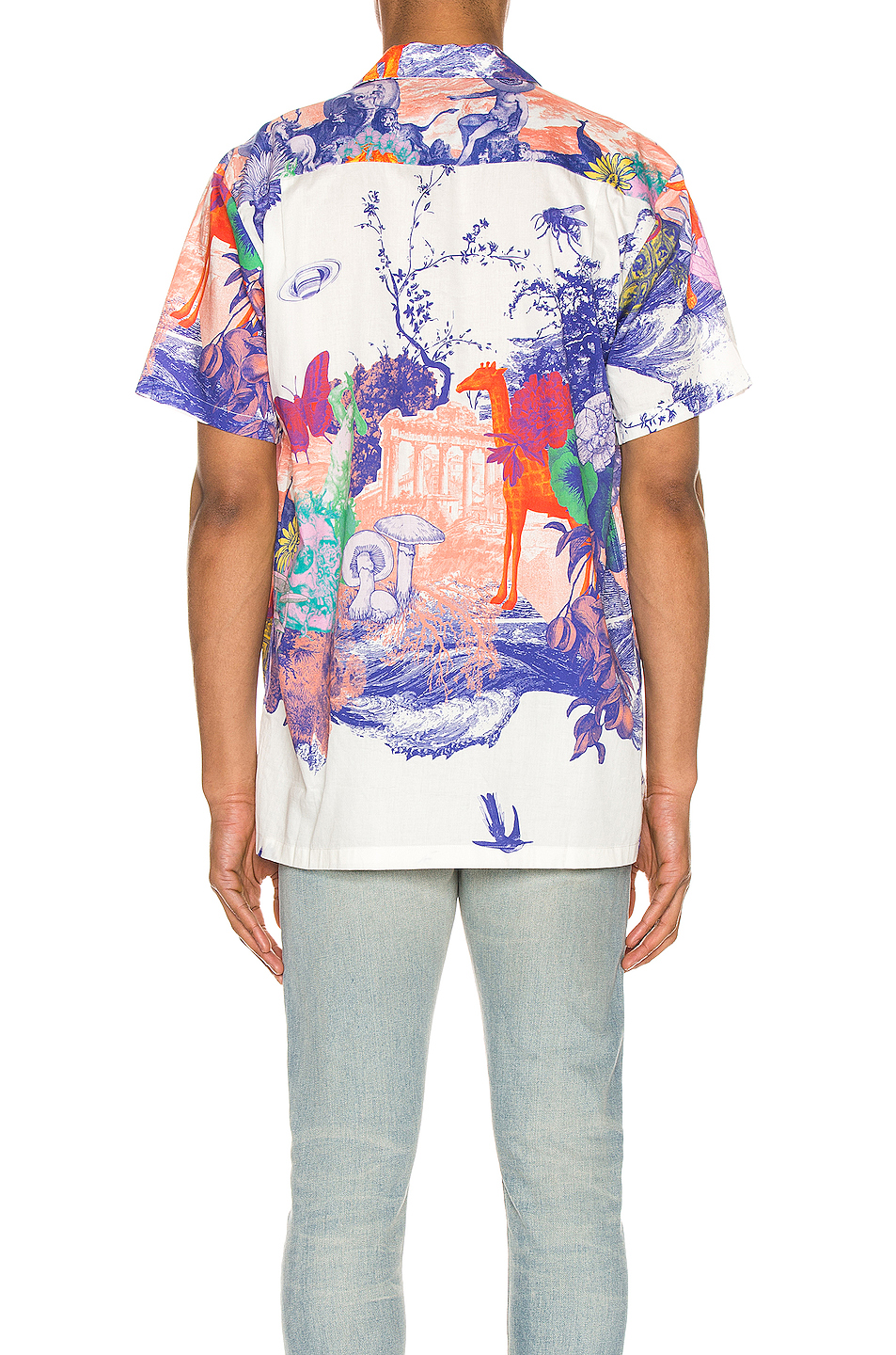 image 3 of double rainbouu hawaiian shirt in animal kingdom