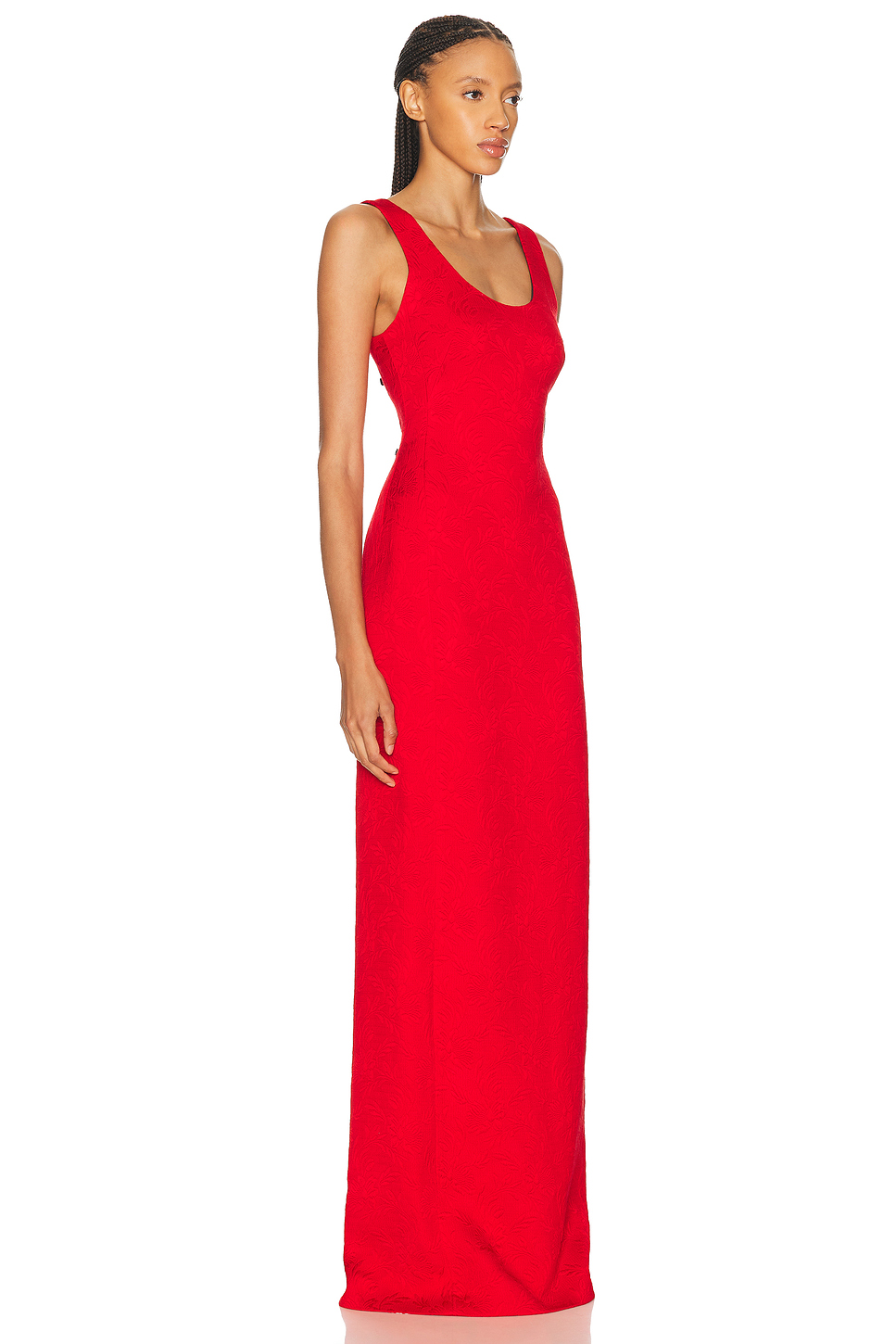 Viscose Cotton Lined Maxi Dress
