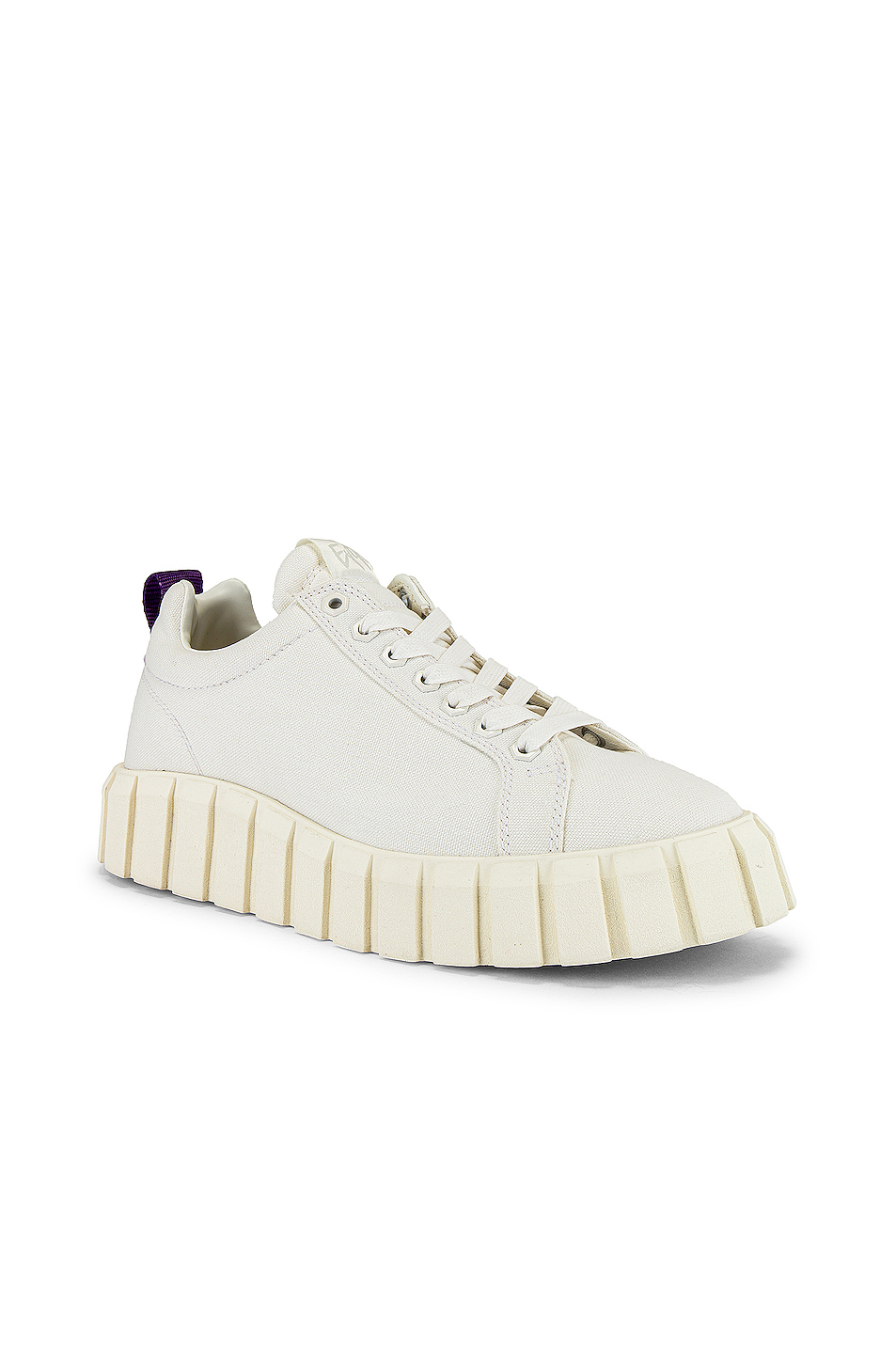 image 2 of eytys odessa canvas sneaker in white