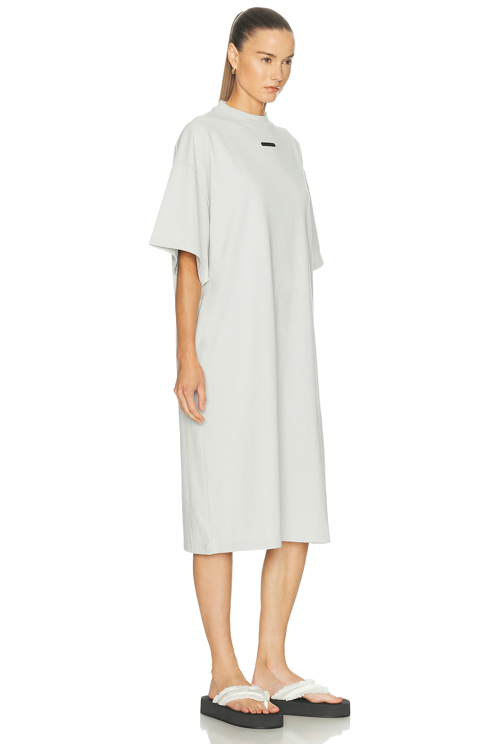 Long Cotton Jersey T-Shirt Dress